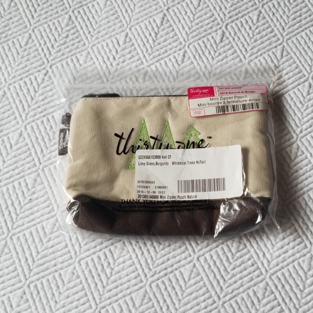 Thirty-One Mini Zipper Pouch - Picture 3 of 4